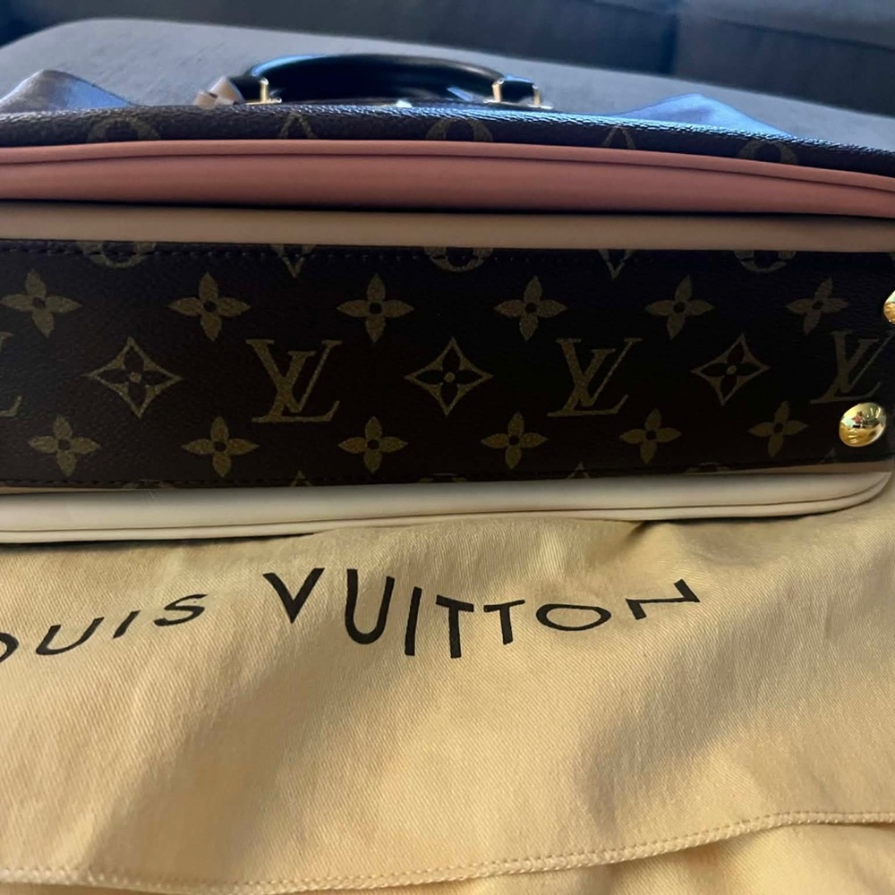 Louis Vuitton Dark Brown Monogram Laptop Bag - Picture 4 of 6